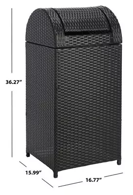 Safavieh Mazeli Trash Bin Reduced Price 2172719570 PAT7511A • $99