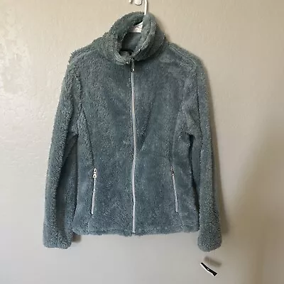 Pacific Trail Women Sherpa Jacket-Blue-small • $20