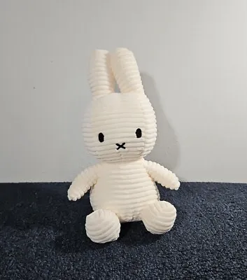Nijnte Miffy Plush Mimed Bunny Corduroy White Rabbit Dutch • $26.99