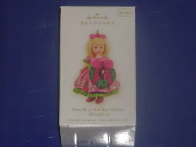 Hallmark Wreath Of Holiday Wishes Madame Alexander 2009 Ornament • $14.99