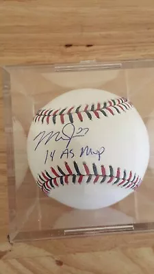 Mike Trout Signed  2014 All Star Game Ball With All Star Game MVP Insc. MLB Cert • $349.99