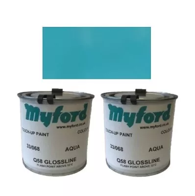 Myford Aqua Touch Up Paint 2 X 250ml Tins Genuine Myford Aqua From Myford Ltd • £22.50