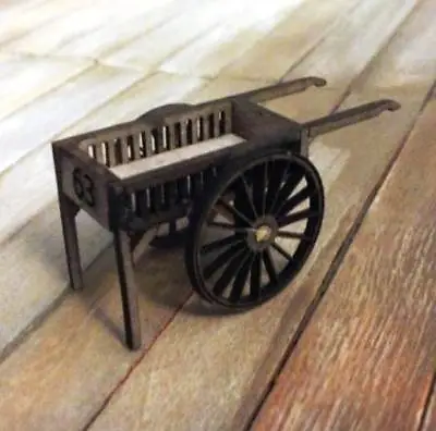 Dollhouse Miniature Garden Vending Cart Kit - 1:48 - 1/4 - Quarter - O Scale • $12