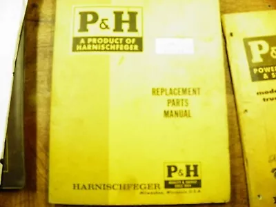 P & H 155a Truck Crane 155a Excavator Parts Manual • $65