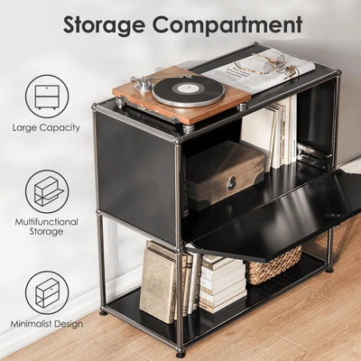 Modern Storage Cabinet Shelf Metal Decoration Cabinet For Living Room Salon UK • £569