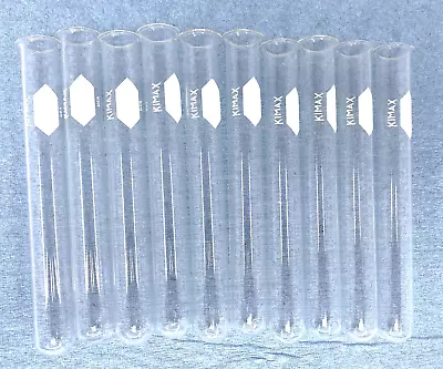 Set Of 10 Vintage  Kimax USA Glass Test Tubes • $24