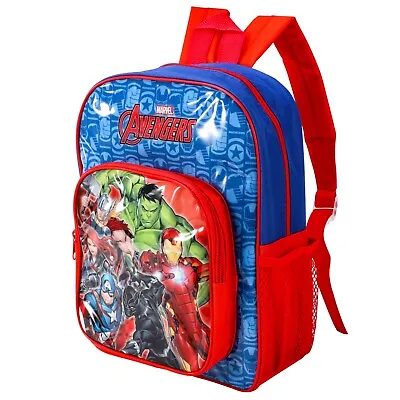 Marvel Avengers Deluxe Backpack Character Licensed Boys Kid Children School • £11.99