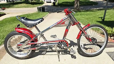 $299.99 • Buy Schwinn Occ Orange County Chopper Bicycle 24  Adult Stingray Chrome & Red