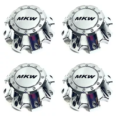 MKW Wheels Chrome Wheel Center Caps # MKC-E-048 / C-8018-C (4 CAPS) • $94