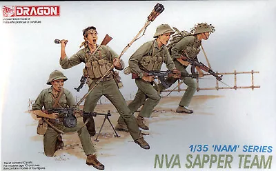 Dragon 1/35 3308 NVA Sapper Team (Vietnam War) (NAM Series) (4 Figures) • $26.55