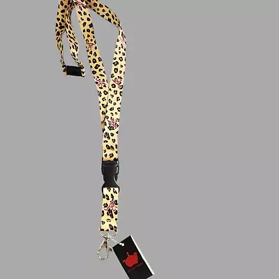 NEW Atlanta Braves Breakaway Lanyard W/ Detachable Keychain Cheetah • $10