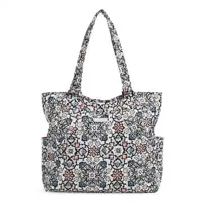 Vera Bradley Large Glenna Lisbon Medallion Purse Bag Tote FREE LU Lanyard • $56.99