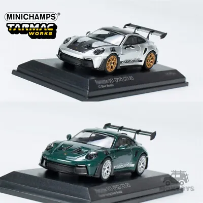 Minichamps X Tarmac Works 1:64 911 (992) GT3 RS Diecast Model Car • $36.92