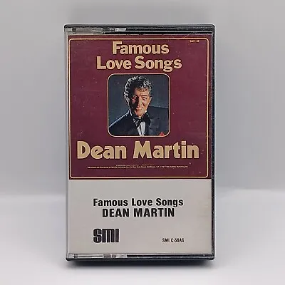 Dean Martin - Famous Love Songs 1984 Cassette • $6.96