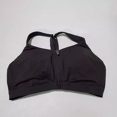 Victoria Secret Women Sports Bra 36C Black Racerback Front Close Underwire • $13.91