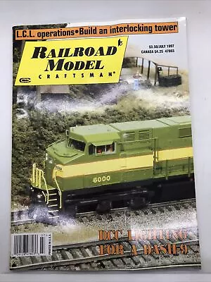 Railroad Model Craftsman Magazine July 1997 Build An Interlocking Tower • $15.93