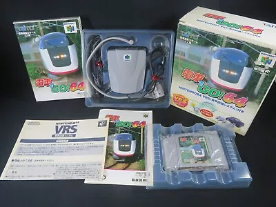 Densha De Go 64 Microphone VRS Set N64 Nintendo Japan Taito Train Game JP Boxed • $82.73