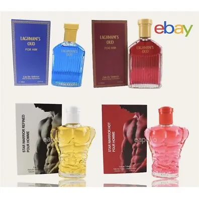 4 X 100ml Men’s Perfume Eau De Toilette Spray Gift Pack Men’s Fragrance Set Oud • £12.99