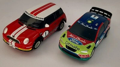 £20 • Buy MICRO SCALEXTRIC FORD FOCUS RS WRC Abu Dhabi And Mini Car