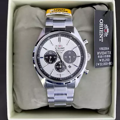 £148.61 • Buy ORIENT Watch WV0041TX SOLAR PANDA Milky White Men's NEO 70's Neo-Seventies