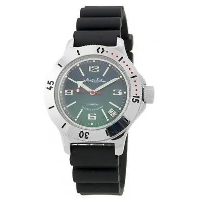 Vostok Amphibia 120848 Watch Military Diver Mechanic Automatic USA SELLER • $99.95