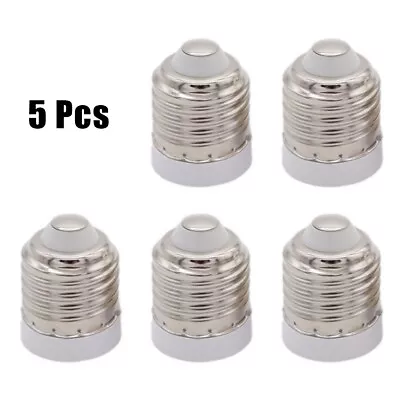 5 Pcs E27 To E17 Bulb Adapters Convert Candelabra Chandelier Sockets To LED • $7.42
