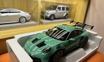 1/18 Norev Porsche 911 (992) GT3 RS 2022 Mint Green Diecast With Opening • $189.95