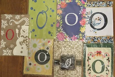   O   ONLY Monogram / Initial / Letter   O   ONLY  O  CHOOSE Design Garden Flag • $12.75