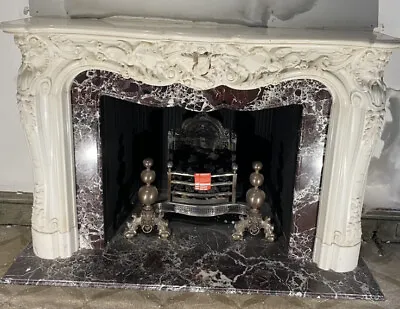 Rarest Louis Xv Marble Antique Fire Surround Fireplace Reclaimed Hearth Royal • £35000
