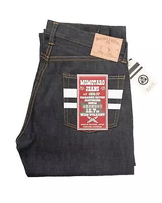 Momotaro $315 15.7oz Indigo Selvedge Denim 'GTB' Jeans Wide Straight 0906-SP 38 • $279.95