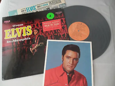 $189.99 • Buy ELVIS Original__1969__1st Press ELVIS In Memphis LP__SHRINK__BONUS PHOTO__EX+