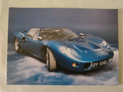 Motor Car Postcard:  1966 Ford GT 40 MK3  Street  Version National Motor Museum • £2