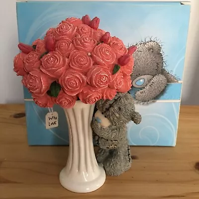 Me To You Big Bunch Of Love Flowers Figurine Ornament Bear • £16