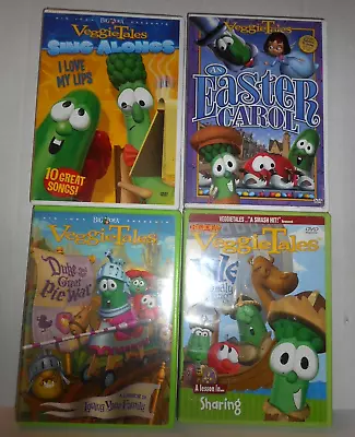 Four Veggie Tales Dvd's • $18.99