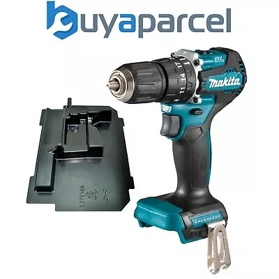 Makita DHP487Z 18V LXT Brushless Combi Hammer Drill Sub Compact Bare + Inlay • £69.99