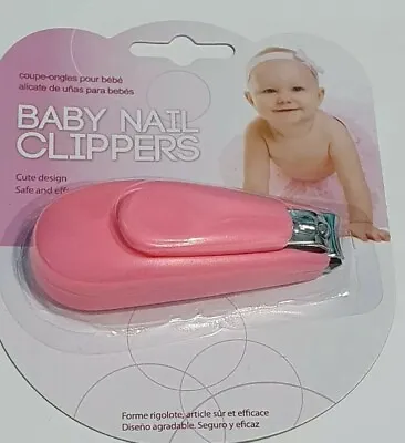 £2.99 • Buy PINK Baby Children Nail Clippers Safety Cutter Care Toddler Infant Scissors UK