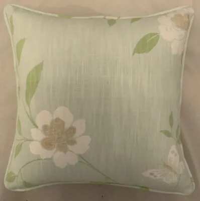 A 16 Inch Cushion Cover In Laura Ashley Thea Eau De Nil Fabric • £16.99