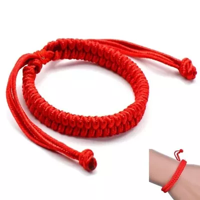 Pulsera Roja Proteccion Del Mal De Ojo Buena Suerte Ajustable Modelo NEW Gruesa • $9.99