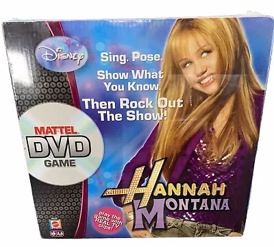 Hannah Montana DVD Board Game Miley Cyrus Mattel Disney Channel TV Show NEW • $19.99