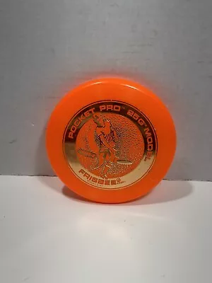 1980 WHAM-O Orange 4.75  FRISBEE POCKET PRO 25G MODEL FLYING DISC Vintage • $19.80