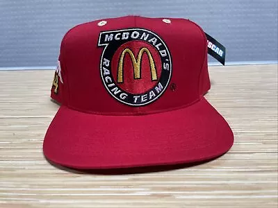 Vintage 1997 Bill Elliott 94 McDonald’s Racing Team Snapback Red Hat Cap NASCAR • $19.99