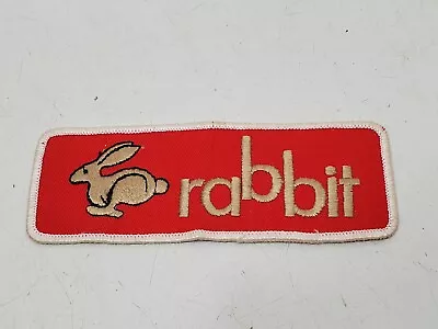 Vintage VW Dealer Rabbit Patch Volkswagen Shirt Hat Patch Volkswagen Rabbit 80s • $26.95