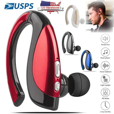 Wireless Bluetooth Headset Sport Earpiece Lightweight Earphone For Cell Phones • $17.47