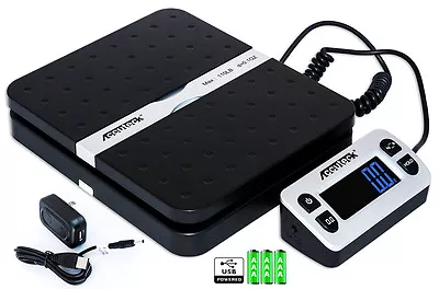 Accuteck ShipPro W-8580 110lbs X 0.1 Oz Black Digital Shipping Postal Scale  • $26.09