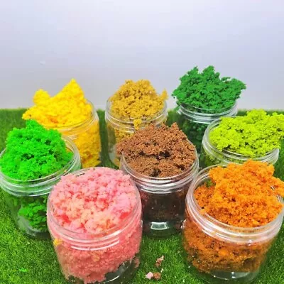 Miniature Multicolor Tree Powder HO/OO Scale Clustered Plants Garden Scene Model • $6.49