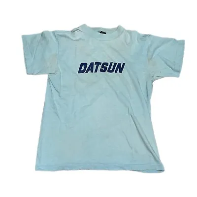 Datsun Vintage 1960s Baby Blue T-shirt Size Men’s Small • $80