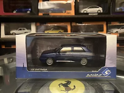 Solido VW Golf MK2 Rallye G60 Syncro Metallic Blue 1/43 MIB SOL4311302 • $37.29