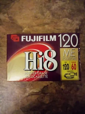 Fuji Film E6-120 Hi8 MP Video Cassette NEW Sealed ME Position New Sealed • $7.99