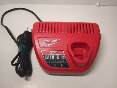 Milwaukee M12 Battery Charger Base Only For Lithium Ion 12 Volt Battery • $13.24