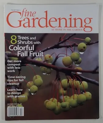 $5.78 • Buy 2005 FINE GARDENING Fall Fruit PURPLE PLANTS Ornamental Grass COMPOST More